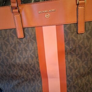 Michael Kors Brown and Tan Men's Bag